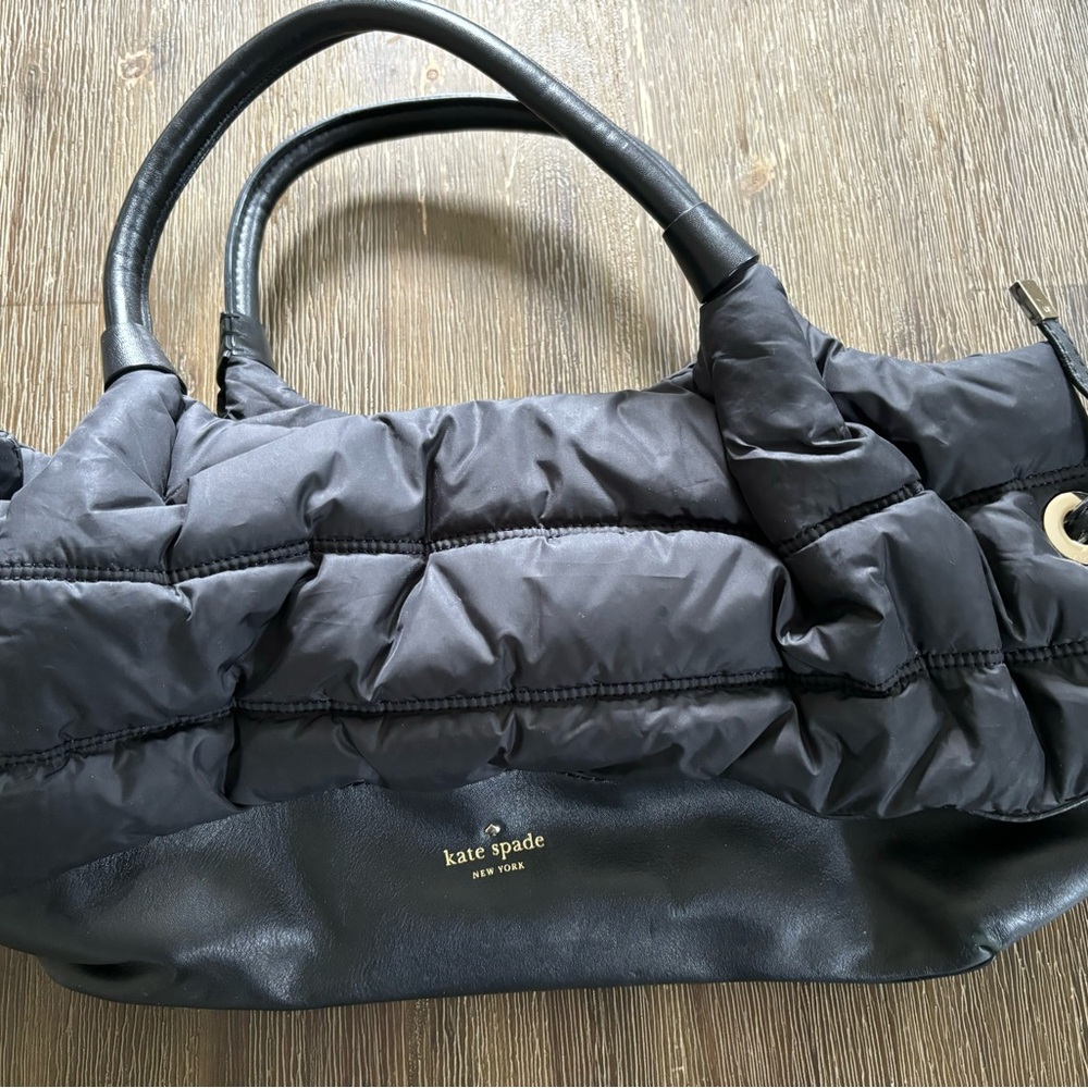 Kate Spade Black Puffer bag